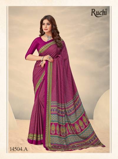Vivanta Silk Hits Vol 10 By Ruchi Crepe Silk Saree Collection
